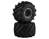 JConcepts Fling Kings Pre-Mounted All Terrain Tires (Silver) (2)