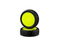 JConcepts Swagger 2.2" Pre-Mounted 4WD Front Buggy Carpet Tires (Yellow) (2) (Pink)