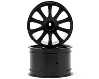 JConcepts 2.2 Rulux Wheel (2) (1/16th E-Revo) (Black)
