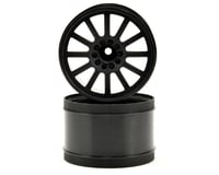 JConcepts 12mm Hex Rulux 2.8" Front Wheel (2) (Black)
