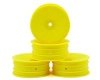 JConcepts 12mm Hex Mono 2.2 Front Wheels (4) (B6/B5/RB6) (Yellow)