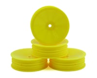 JConcepts 12mm Hex Mono 2.2 "Slim" Front Wheels (4) (B6/RB6/SRX2/YZ2) (Yellow)