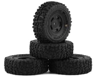 JConcepts Landmines 1.0" Pre-Mounted Tires w/Glide 5 Wheels (Black) (4)