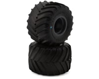 JConcepts Losi Mini LMT Renegades Pre-Mounted Monster Truck Tires (2) (Blue)