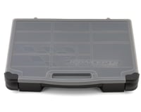 JConcepts Parts Storage Box (Black/Smoke Grey) (14.5x11x2.37")