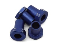 JConcepts RC10B7 Aluminum Caster Hat Bushings (Blue) (4)