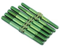 J&T Bearing Co. Mayako MX8 Titanium "Milled'' Turnbuckle Kit (Green) (6)