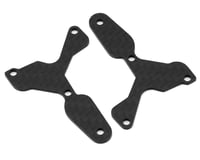 J&T Bearing Co. Associated RC8B4.1 Carbon Fiber Front Arm Inserts (2)