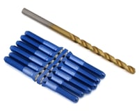 J&T Bearing Co. Mugen MSB1 Titanium "Milled'' XD Turnbuckles (Blue)
