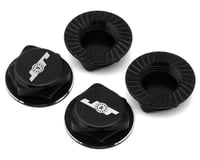 J&T Bearing Co. Aluminum 17mm Serrated Wheel Nuts (Black) (4)