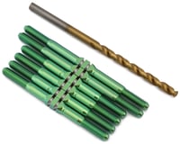 J&T Bearing Co. Custom Works Outlaw 5 Titanium "Milled'' XD Turnbuckles (Green)