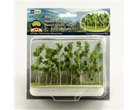 JTT Scenery Woods Edge Trees, Pastel Green 3-3.5" (14)