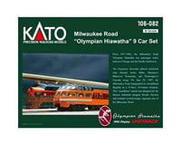 Kato N Passenger Car Set MILW Hiawatha (9)