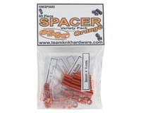 Team KNK Aluminum Spacer Variety Pack (Orange) (60)