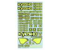 Kyosho MP10 Decal Sheet (Yellow)