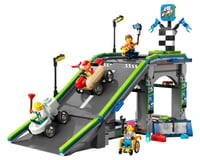 LEGO City® No Limits Race Car Ramp w/4 Minifigures & 2 Soapbox Cars