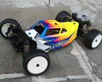 Leadfinger Racing Tekno EB410 A2 1/10 4WD Buggy Body w/Tactic Wings (Clear)