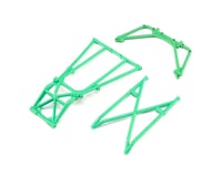 Losi Rear Cage and Hoop Bars, Green: LMT