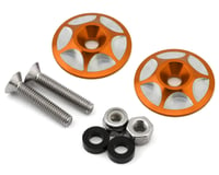 McAllister Racing Large Sprint Wing Buttons (Orange) (2)