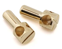 Maclan Heavy Duty 5mm Low-Profile Gold Bullet Connector (2)
