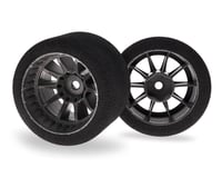 Matrix Tires 1/10 Pre-Mounted F1 Foam Rear Tires (2) (14mm Hex) (25 Shore)