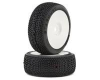 Matrix Tires Stardust 1/8 Off-Road Pre-Mounted Buggy Tires (White) (2)