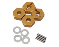 Maverick 14mm Aluminum Wheel Hex Hub Set (Gold) (4)