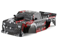 Maverick QuantumR Flux Pre-Painted 1/8 Race Truck Body (Black/Red)