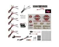 MyTrickRC Fire Truck Deluxe Light Set w/UF-7 Controller & Red Flasher Lightbar