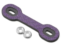 Position 1 RC Universal Carbon Fiber One Piece Wing Button Plate (Purple)