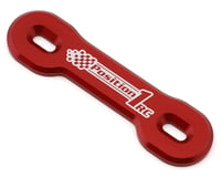 Position 1 RC Universal Aluminum One Piece Wing Button Plate (Red)