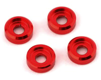 NEXX Racing Aluminum 2mm Washer (Red) (4)