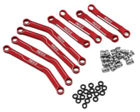NEXX Racing Axial AX24 Aluminum High Clearance Suspension Links Set (Red)