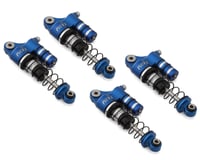 NEXX Racing SCX24 36mm Aluminum Oil-Filled Threaded Reservoir Shocks (Blue) (4)