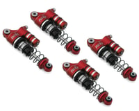 NEXX Racing SCX24 36mm Aluminum Oil-Filled Threaded Reservoir Shocks (Red) (4)