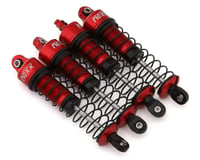 NEXX Racing Losi Mini LMT Aluminum 65mm Oil-Filled Threaded Shocks (4) (Red)