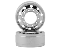 Orlandoo Hunter 32T01 6x4 Scania Metal 10-Hole Front Wheels (Silver) (2)