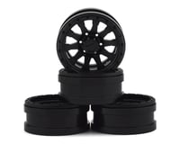Pit Bull Tires Raceline Clutch 1.9 Aluminum Beadlock Wheels (Black) (4)