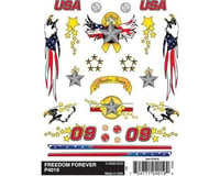 PineCar Dry Transfer Decals, Freedom Forever