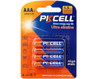 PKCell Ultra Alkaline AAA Batteries 4 Pack Box (12)