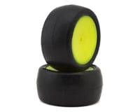 Pro-Motion Slicks 2.2'' Rear 1/10 Buggy Pre-Mount Tires (Yellow) (2) (Clay)