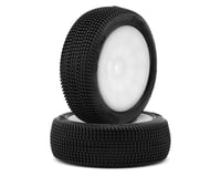 Pro-Motion Quicktime 2.2'' Front 2WD Pre-Mounted Buggy Tires (White) (2)