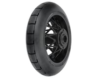 Pro-Line 1/4 Supermoto Motorcycle Rear Tire Pre-Mounted (Black) (1) (S3)
