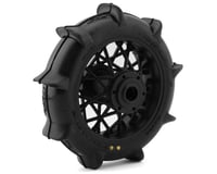 Pro-Line 1/4 Roost MX Paddle Motorcycle Rear Tire Pre-Mounted (Black)(1) (Medium)