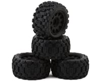 Pro-Line Badlands MX Pre-Mounted MT 1/18 Tire Set (Black) (4)