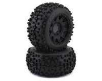Pro-Line Badlands 3.8" Pre-Mounted Truck Tires (2) (Black) w/Raid Wheels