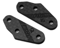 PSM Associated RC8B4/B4.1 Carbon Fiber Steering Block Arms (2) (1.5°)