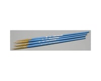Royal Brush Manufacturing Gold Nylon Shader TL 10/5/3/0 4pcs