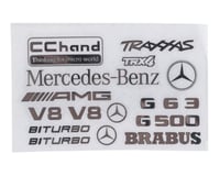 RC4WD CChand Steel Logo Decal Sheet for Traxxas TRX-4 Mercedes-Benz G-500