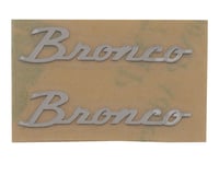 RC4WD Traxxas TRX-4 2021 Ford Bronco Body Decals (Silver)